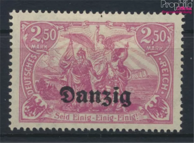 Briefmarken Danzig 1920 Mi 12a mit Falz (9960688