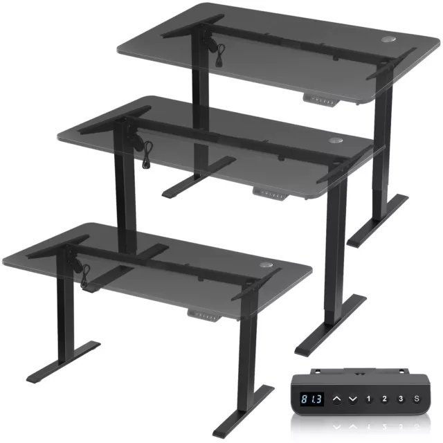 Electric Standing Desk Height Adjustable Sit to Stand Computer Workstation Desk