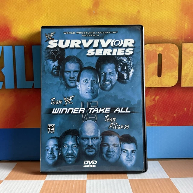 WWF SURVIVOR SERIES 2001 Winner Take All DVD The Rock Stone Cold