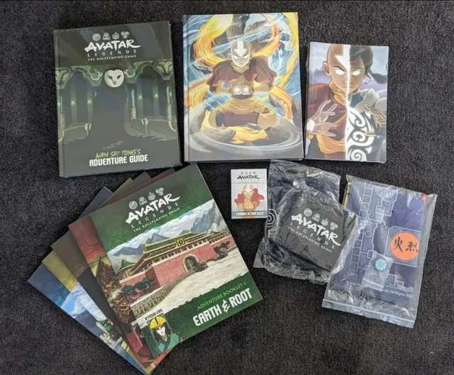 AVATAR LEGENDS - The Roleplaying Game - Kickstarter Bundle $280.00 ...
