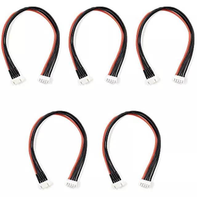 5 PCS JST-XH 4s Balance Plug Extension Lead Wire 200mm for LiPo Battery