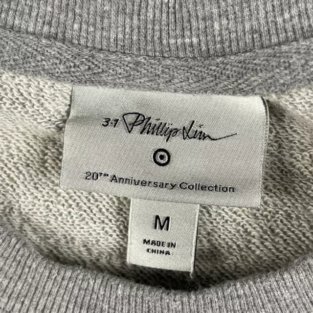 3.1 Phillip Lim for Target Boom Grey Crew Neck Sweatshirt Size Medium M 3