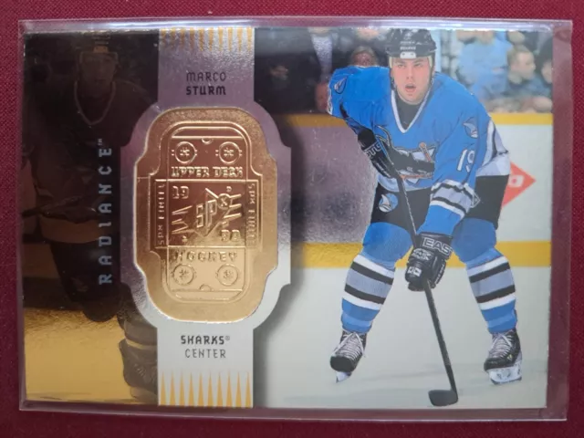 Marco Sturm /4750 RADIANCE 1998-99 SPx Finite #72 San Jose Sharks Trading Card