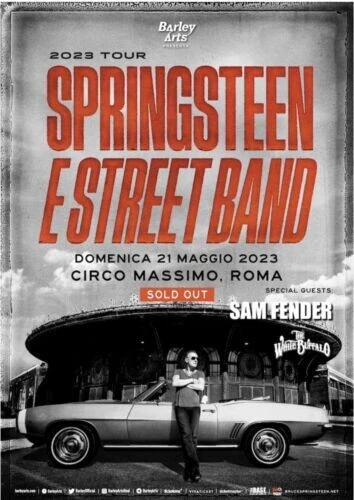 2 biglietti  concerto BRUCE SPRINGSTEEN  BOSS  Circo Massimo ROMA 21 Maggio 2023