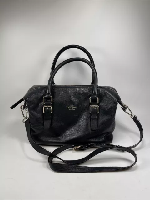 Kate Spade NY black Cobble Hill Sami Soft Pebbled Leather bag