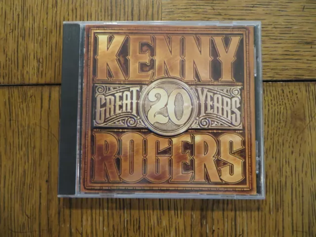 Kenny Rogers – 20 Great Years - 1990 - Reprise Records 9 26711-2 VERY GOOD CD!!!