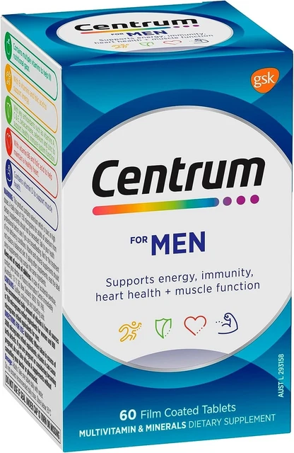 Centrum For Men, Multivitamin with Vitamins & Minerals to Support Energy, Immuni