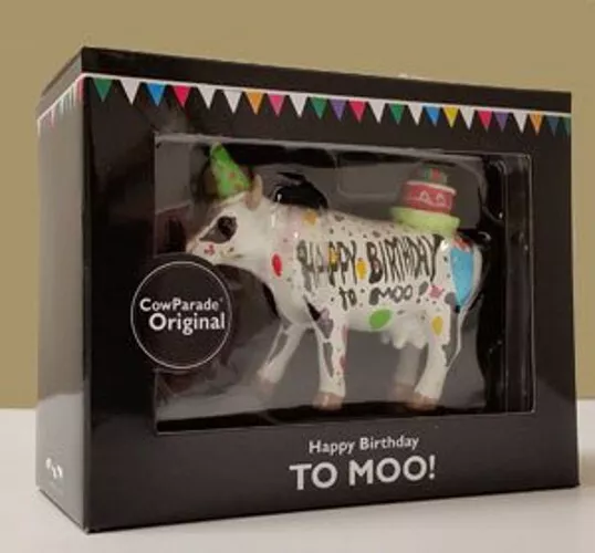 statuina mucca happy birthday to moo mini cow parade 2