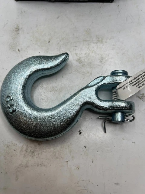 (1) Box of 5 - Hillman 5/16" Zinc-Plated Forged Clevis Slip Hook Grade 43 322773