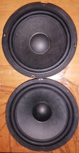 Coppia Woofer 8 Pollici 140W X2 | Sospensione Morbida E Impedenza 8 Ohm | Sostituzione Per Casse Hi-Fi E Auto | Spedito Dall'Italia