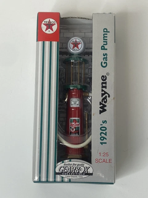 Gearbox #07252 Texaco 1920’s Wayne Gas Pump Red With Green New In Box