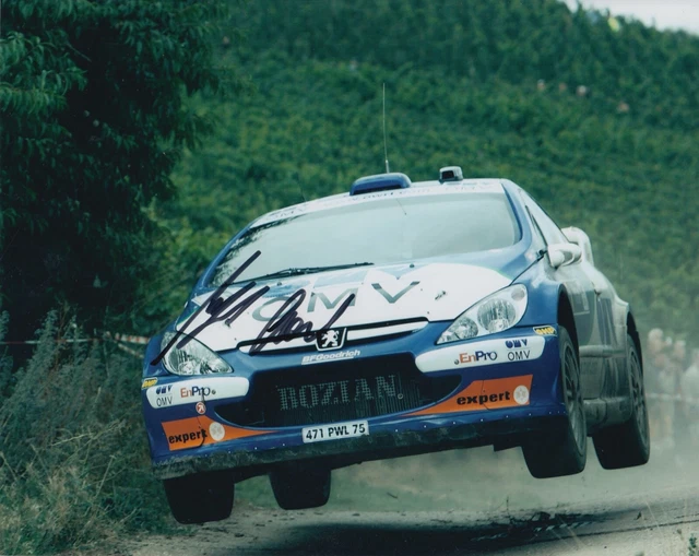 Manfred Stohl Hand Signed 10x8 Photo - Rally Autograph 2.