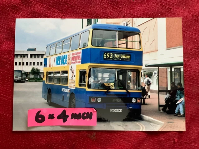 London Bus Photo B/W Metrobus 804 G804 Smn Service 692 East Grinstead Leyland