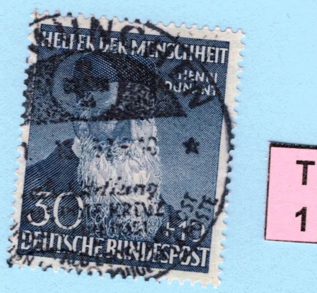 BRD Bund. 1952 Mi.Nr. 159. 30+10 Pf. H. d. M. ERSTTAGSSTEMPEL. "MÜNCHEN-1.10.52"