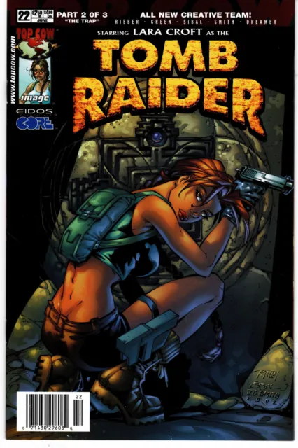 Tomb Raider: The Series #22 (1999) NM+ Randy Green Newsstand Cover Top Cow