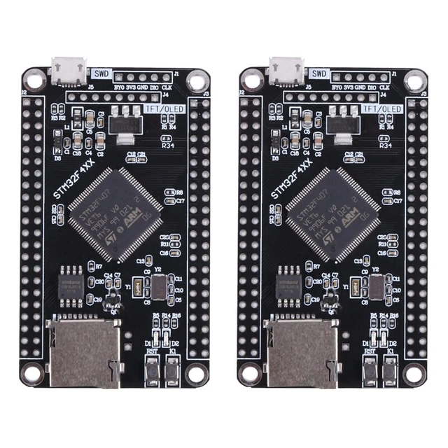 2X STM32F407VET6 STM32 System Platine STM32F407 Entwicklungs Platine F4B1I1