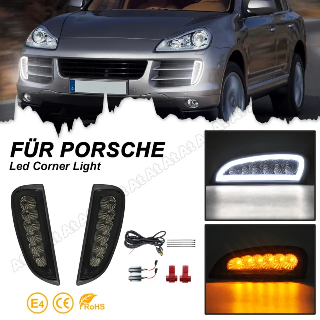 Luce Diurna LED + Frecce LED Porsche Cayenne Frecce con Omologazione Porsche 955
