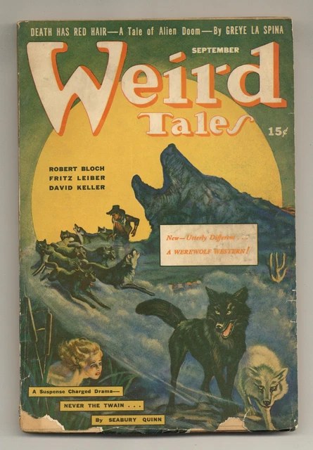 Weird Tales Pulp 1st Series Sep 1942 Vol. 36 #7 GD 2.0