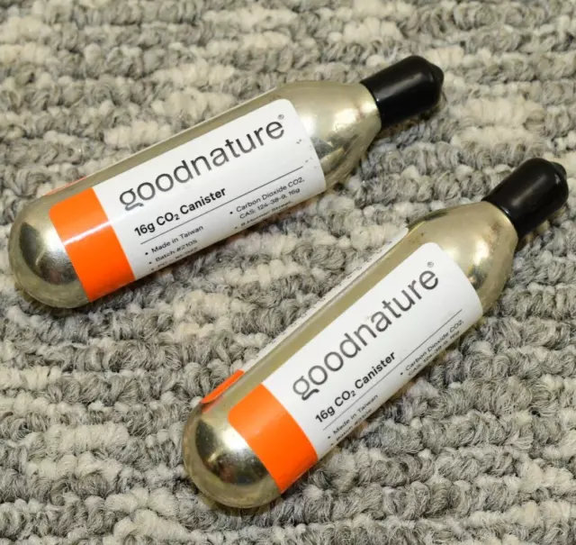 (2) - GOODNATURE 7766223 Replacement CO2 Canisters, NEW - FAST SHIPPING