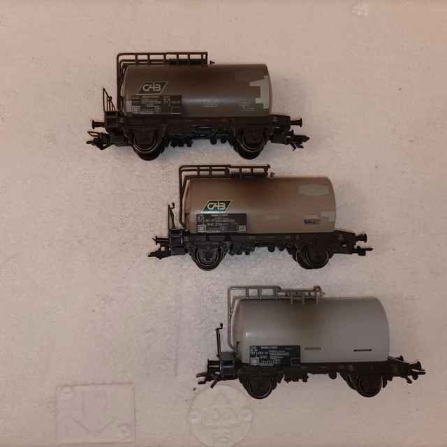 Märklin 46909 - Coffret de 3 wagons gondola avec éclairage fin de