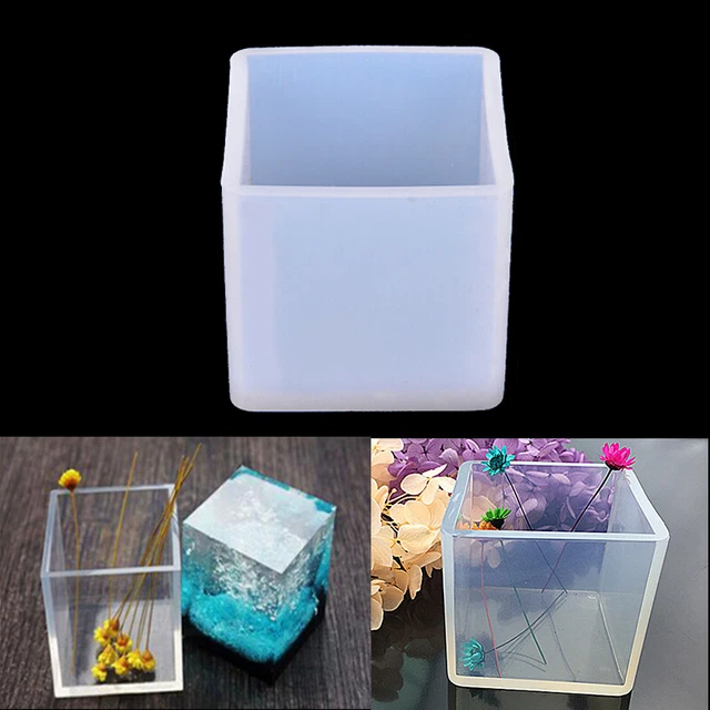 DIY Silicone Pendant Mold Jewelry Making Cube Resin Casting Mould Craft Tool.xh