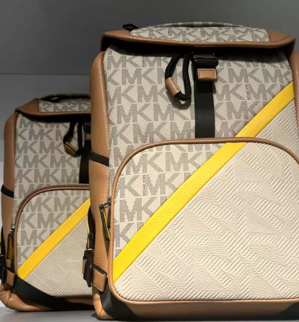 Michael Kors Signature Cooper Sport Flap Lagoon Large Backpack Bookbag –  AUMI 4
