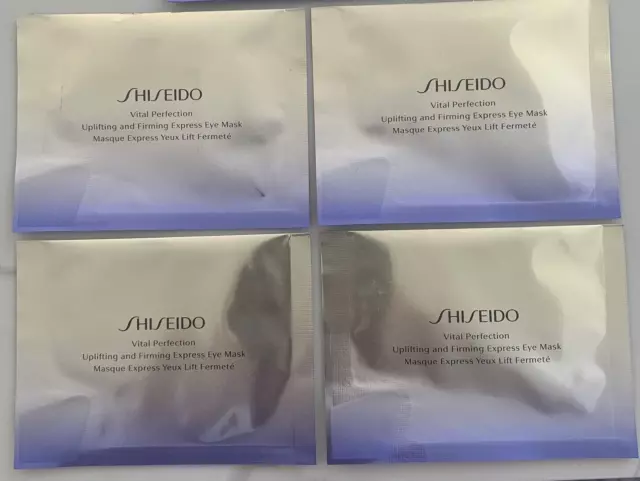 SHISEIDO Vital Perfection Uplifting Firming Express Eye Mask lot set x 4 pairs