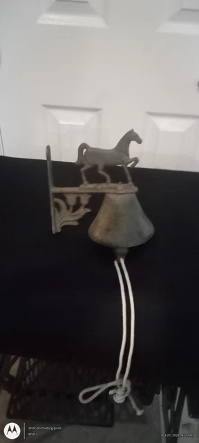 Vintage Brass Bell Wall Mount