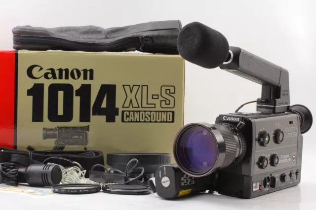 All Works【MINT+++ in Box】 Canon 1014XL-S XL-S Super8 8mm Film Movie Camera JAPAN