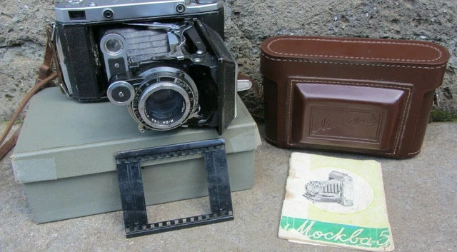 Fotocamera Sovietica Russa Moskva -Mosca-5 6X9 E  6X6 Completta Di Tutto