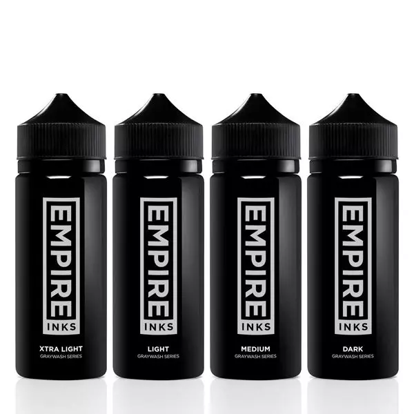 Empire Tattoo Ink - 4 Stage Greywash - All Individual Colours - UK Seller