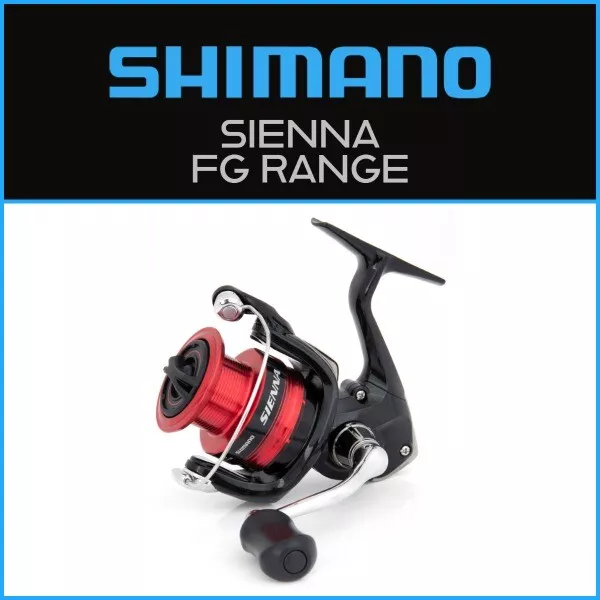 SHIMANO SIENNA FIXED Spool Reels - All Models  New - Coarse/Spinning Reels  £35.99 - PicClick UK