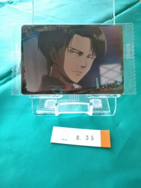 Attack on Titan Shingeki no Kyojin Wafer Card Japanese Levi 835