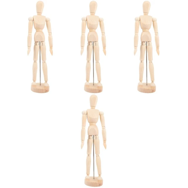 Mini-Puppe Dekorationen Für Zuhause Gelenkmodell Aus Holz Figur Zeichnen Hölzern