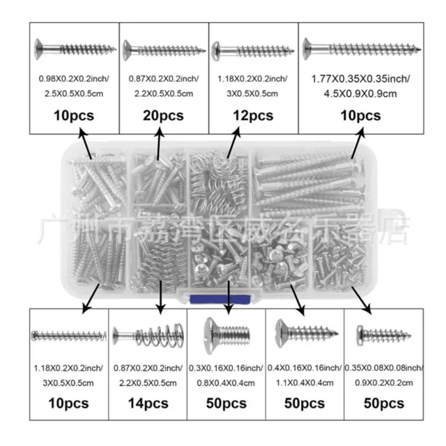 Tornillo bajo tornillo para tablero de impacto fabricante de guitarras CORREO GRATUITO Kit