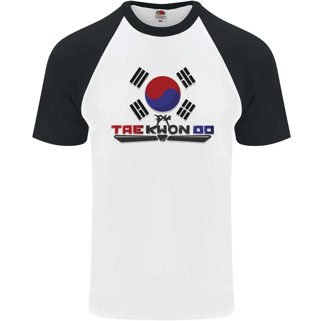 Taekwondo Fighter Mixed Martial Arts MMA Mens S/S Baseball T-Shirt