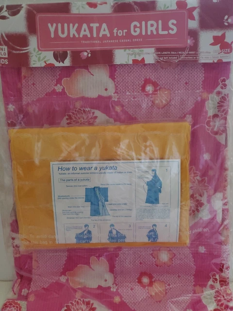 Uniqlo Yukata For Girls (bunny & sakura patterns)
