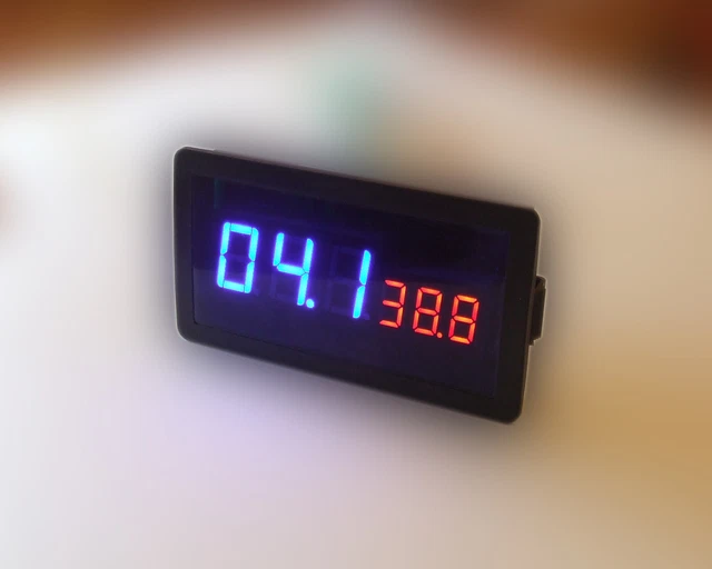 DC 0500V 0500A Current AMP Voltage Battery Level Monitor Meter With