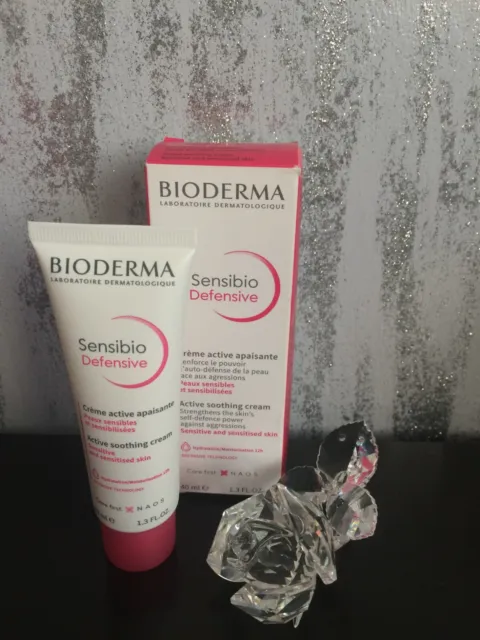 Women's Bioderma Sensibio Defensive Active Soothing Cream 40 ml ~NEW WITH BOX~
