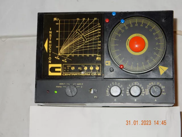 CENTRATHERM ZG252 CK-W Heizungserelung mit Schaltuhr, FUNKTIONSFÄHIG,TOP Zustand 3