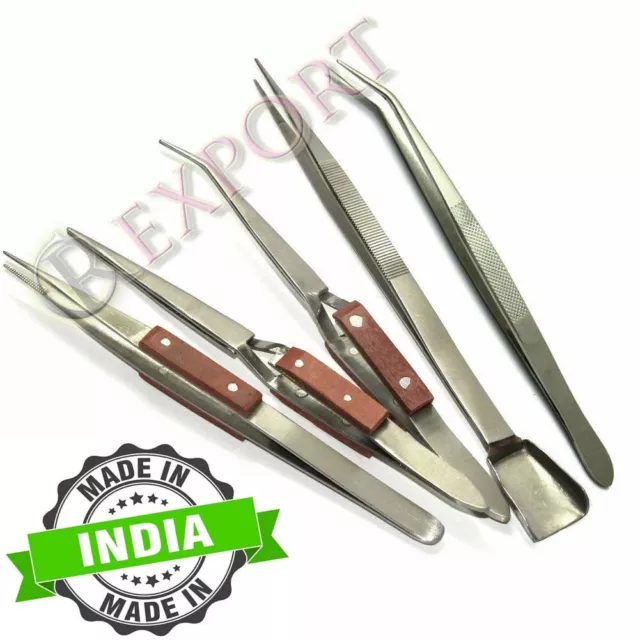 ATAR6Pieces Gem Diamond Tweezers Pickup Tools Gem Pickup Tool for Goldsmith ATL2