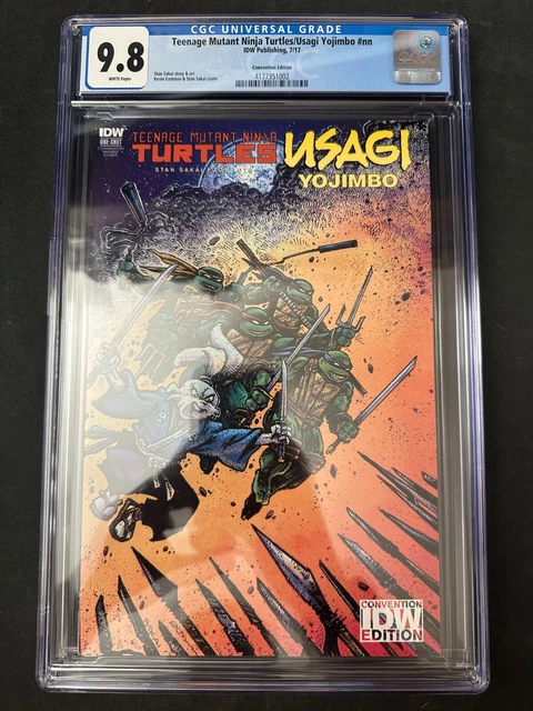 Teenage Mutant Ninja Turtles Usagi Yojimbo CGC 9.8 Eastman Convention Variant