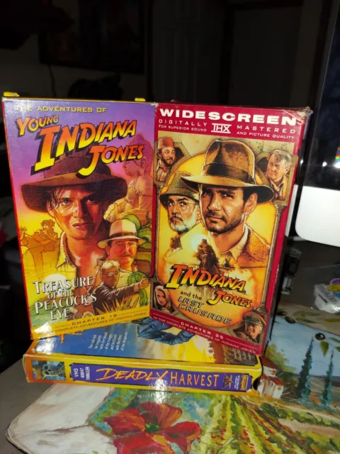 INDIANA JONES AND The Last Crusade Indy Chronicles VHS Harrison Ford ...