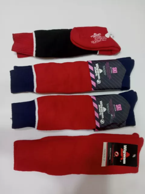 Ski Socks, 3 Wigwam Ski Wool Ultra Lightweight Socks+1 Wigwam Sweatbusters 2