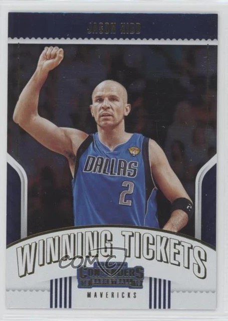 2018-19 Panini Contenders Winning Tickets Jason Kidd #16 HOF