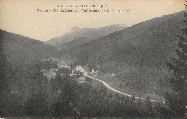 Cpa 15 Cantal Le Lioran Vallee Du Liroan General View