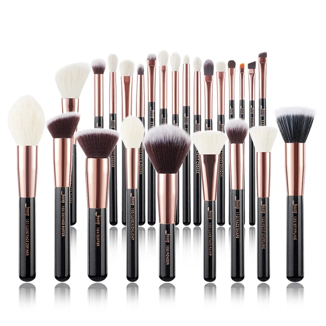 Jessup Pennelli Make Up Set 25Pcs Pennelli Trucco Set di pennelli da trucco con