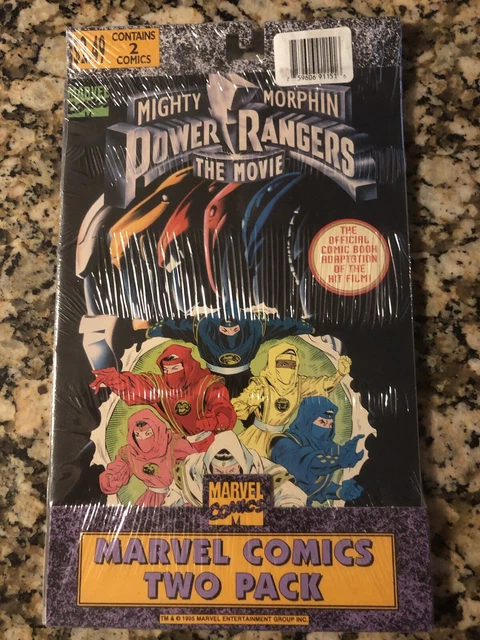 VERY RARE MIGHTY Morphin Power Rangers The Movie Marvel Comics Two Pack ...