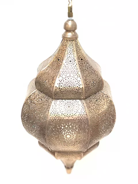 Moroccan Lamp Style Pendant Metal Ceiling Light Hanging Lantern Lamp Decor ZENDA