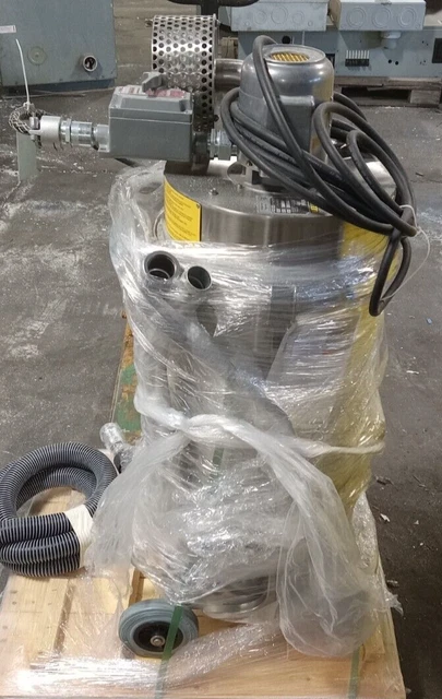New Nilfisk Explosion Proof Ss Industrial Vacuum 130 Cfm 120V 1200 Watt 118Exp